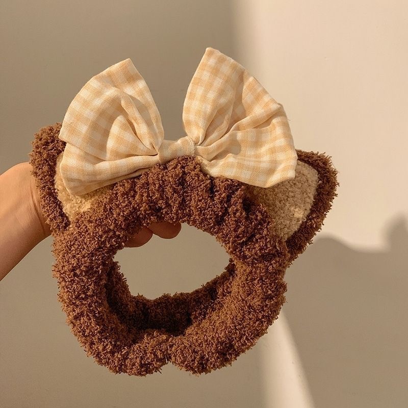 Nueva diadema de lazo de lazo de oreja de gato de dibujos animados