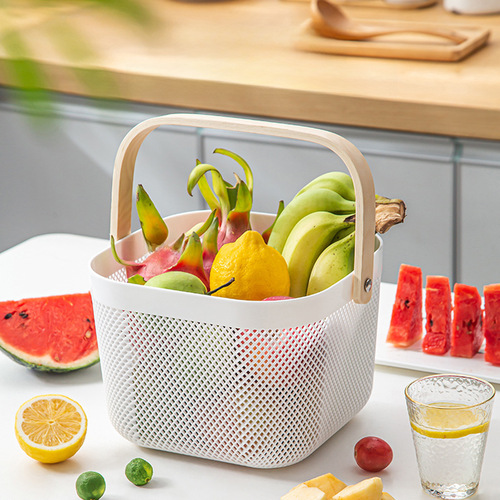 Yijia Style Storage Basket, Popular Display Basket, Household Vegetable and Fruit Basket, Portable Storage Basket, Wholesale