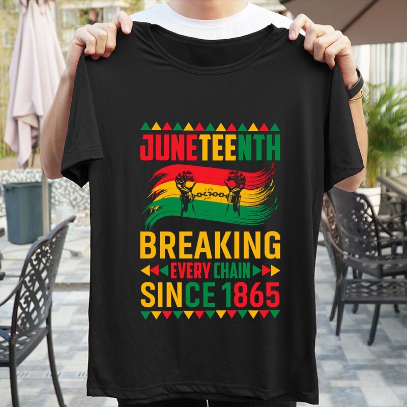 2026 Juneteenth Day June 1865 Day of the Liberation of Black Slaves Men's and Women's Short Sleeve T-Shirt 2026 Juneteenth Day June 1865 Day of the Liberation of Black Slaves Men's and Women's Short Sleeve T-Shirt