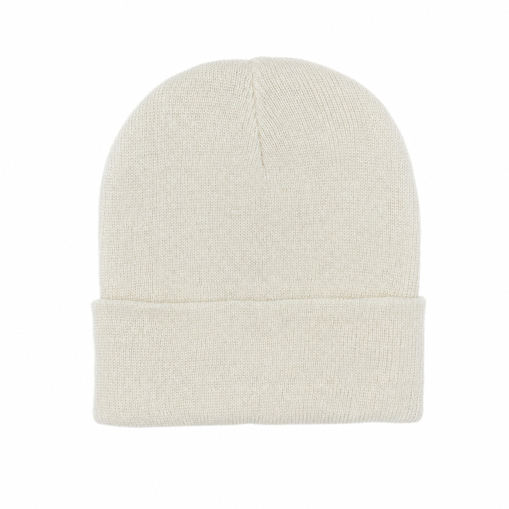 Gorro de Punto Liso de Acrílico Cálido A prueba de Viento para Deportes y Al Aire Libre