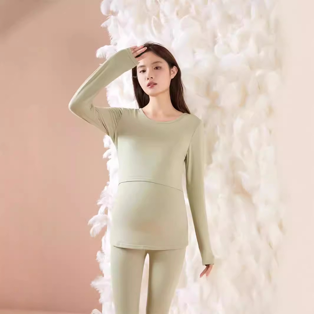 재고있음(88073) 임산부 가을옷, 가을바지, 속바지, 수유파자마, 모유수유복, 순면산후복