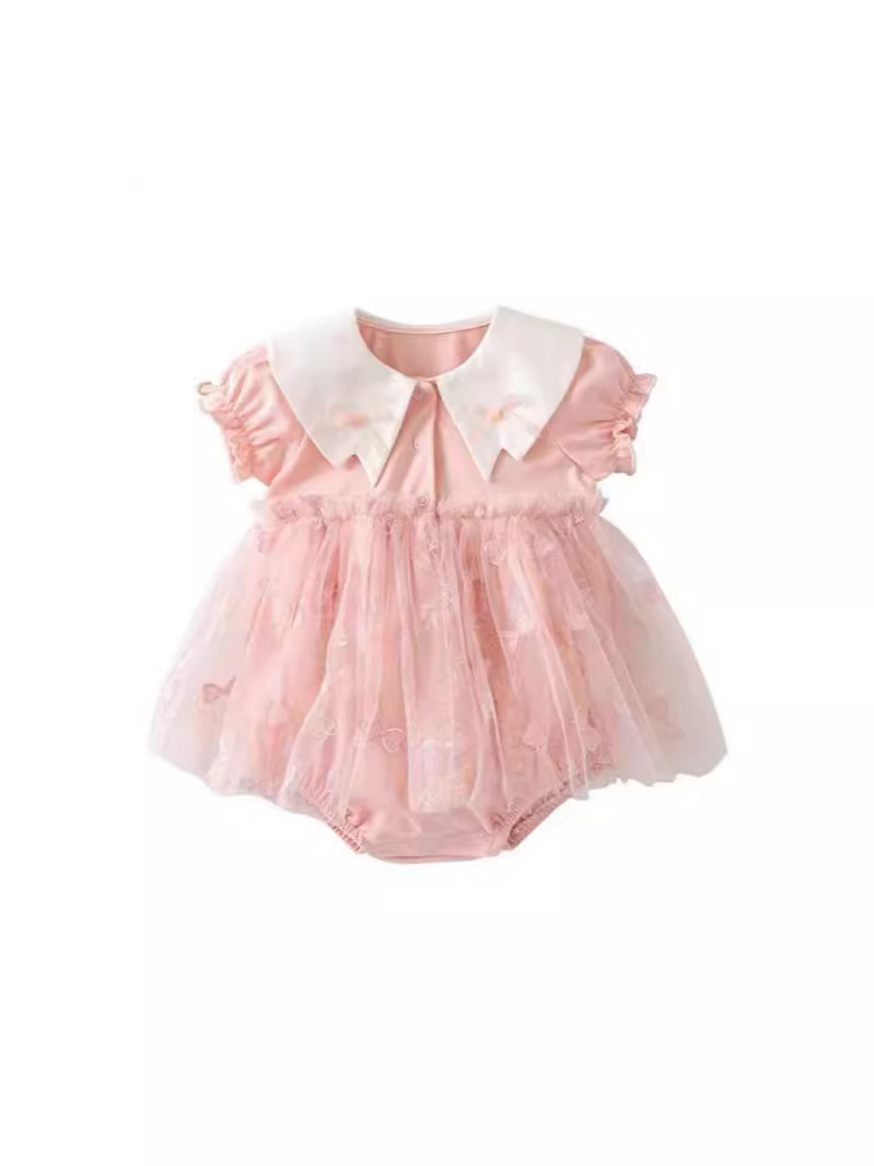 Ropa de verano para bebés, ropa delgada, bebé recién nacido, mono, falda de pedo, princesa súper linda, ropa de luna llena, verano
