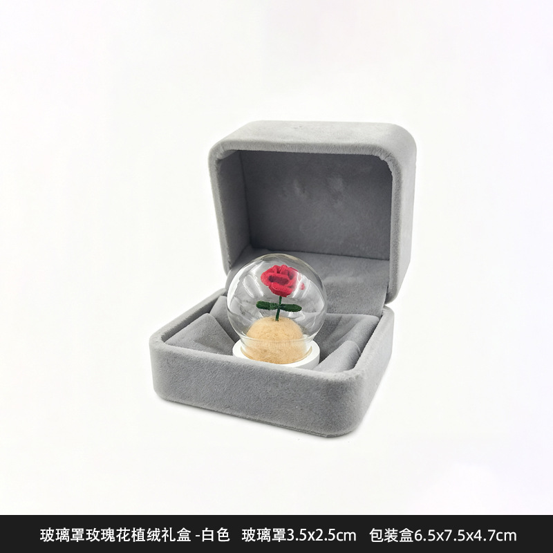 王子の小さい置物の狐のケーキdiyは永遠の花を飾って粒のデスクトップの車の樹脂のかわいい手の置物を萌えます。