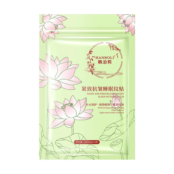 Smoothing night patch, anti-wrinkle