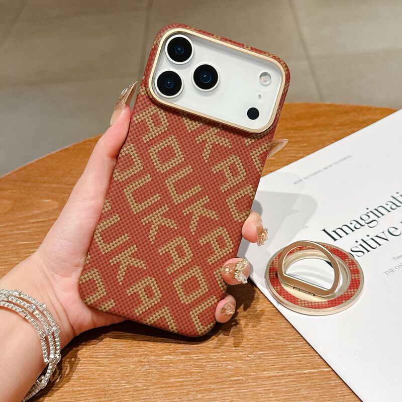 适用苹果17promax手机壳凯夫拉纹理iPhone17磁吸超薄pc防摔保护壳|undefined