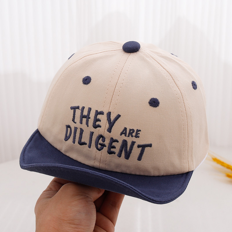 Sombreros para bebés primavera y otoño delgados sombreros de lengua de pato para bebés de algodón adorable gorra de béisbol de borde suave para niños primavera y verano