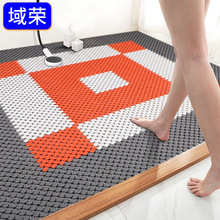 pvc防滑垫泳池拼接镂空脚垫DIY可裁剪卫生间厕所浴室地垫自由拼接