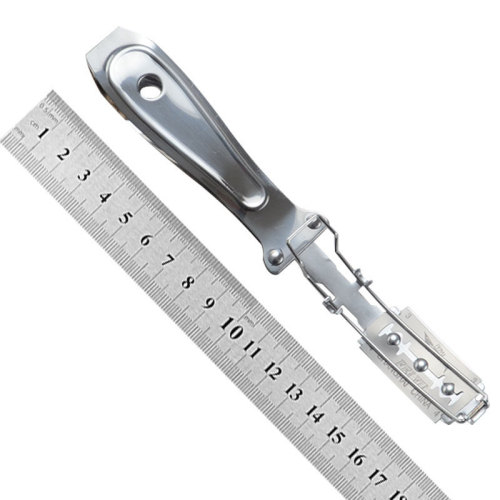 Stainless steel pig hair clip shaving artifact market pork stall fish bone pig foot shaving special knife chicken and duck hair plucking clip