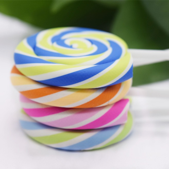 Eraser TPR Lollipop embalaje simulado goma He Rong goma al por mayor estudiantes premios varillas de aprendizaje