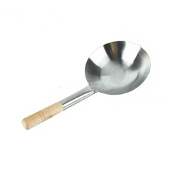 Stainless steel large frying colander thickened filter spoon spicy hot noodle scoop oil basin colander oil grid