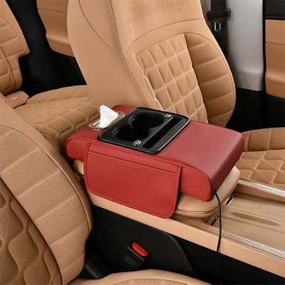 Armrest box, Tissue Box, Extended and Thickened