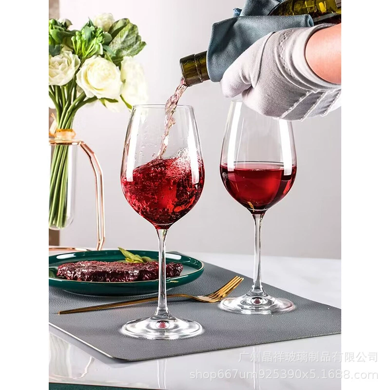 Artificial wineglass, big crystal wine set
