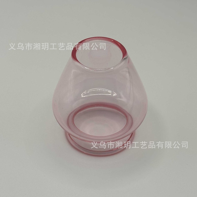 新しい日本の茶道ピンクガラスボウルピンク茶筅立て抹茶セットピンク抹茶ボウル|undefined