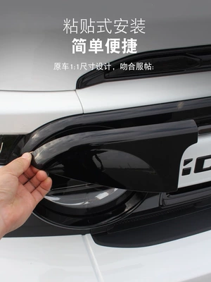 cover, special front bumper fog — Lamp eyebrow