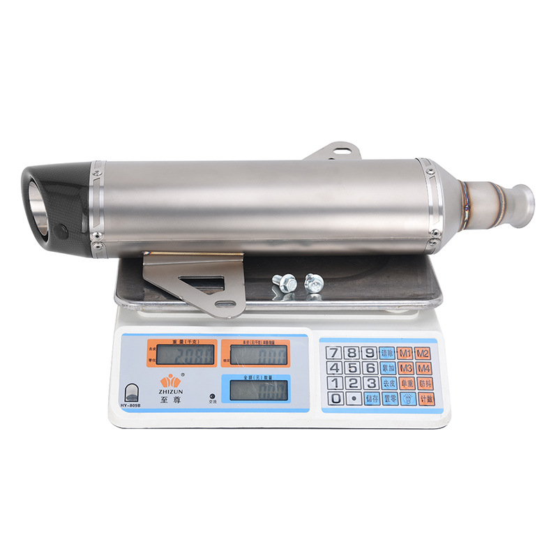 Suitable for ZONTES motorcycle scooter Zongsheng 368G DMEK exhaust pipe tail section 26-27 titanium alloy front section