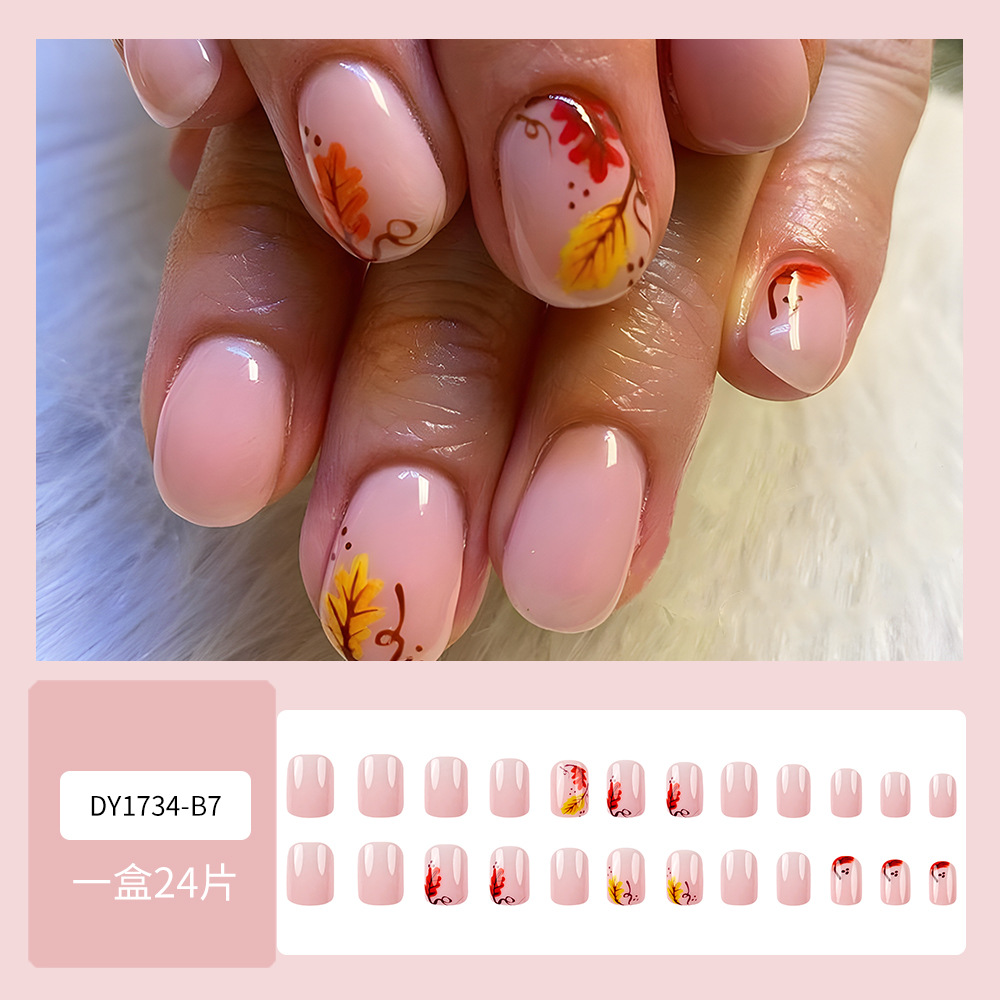 Europa y los Estados Unidos venden un parche de uñas cuadrado simple blanco de uñas parche de uñas de alto nivel de otoño dorado para usar uñas