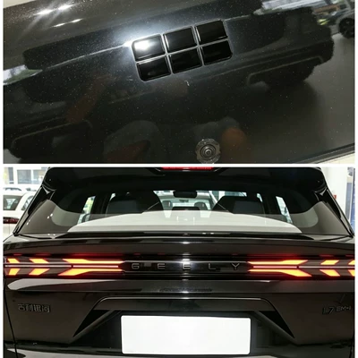 Suitable for Geely Galaxy L7/ Car rear emblem sticker personalized black modification Black Warrior non-destructive installation