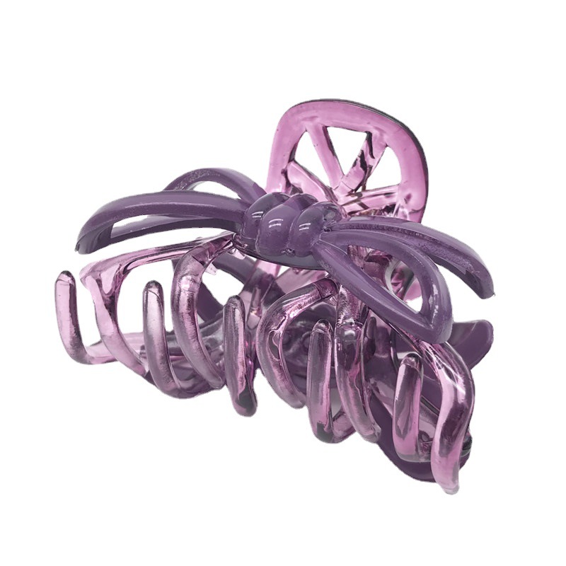 Venta caliente de plástico pintura en aerosol inversa 7cm monstruo garra horquilla pelo agarre clip de dos yuanes tienda de accesorios para el cabello accesorios para la cabeza suministro de accesorios