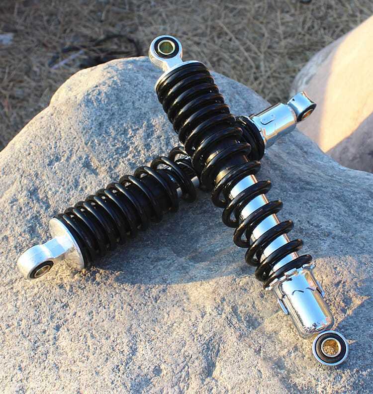 Motorcycle Modified Rear Shock Absorber Suitable for Wuyang Wy125-A-C-F Zongshen Jh70 Shock Absorber Universal Accessories