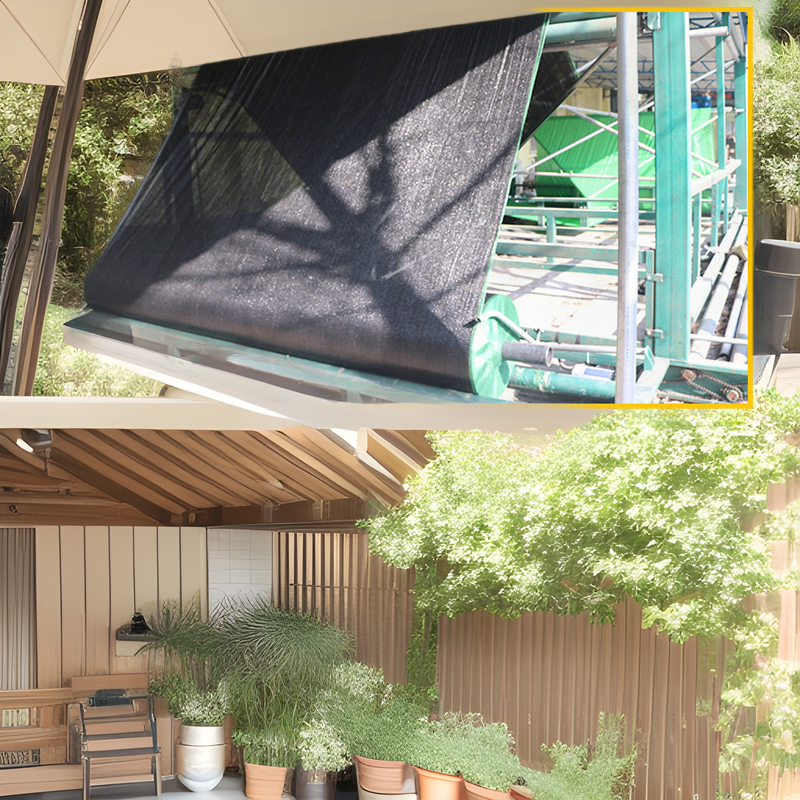 Black Shade Mesh Shade Sunscreen Mesh Insulation Mesh Construction Site Covering Mesh Sunshade Mesh UV Protection