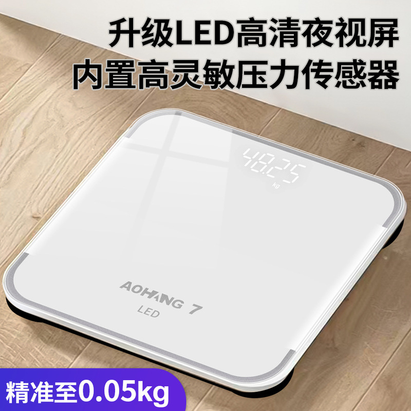 Factory Direct Sales Electronic Scale Accurate Household Electronic Scale Human Body Scale Adult Weight Scale Wholesale