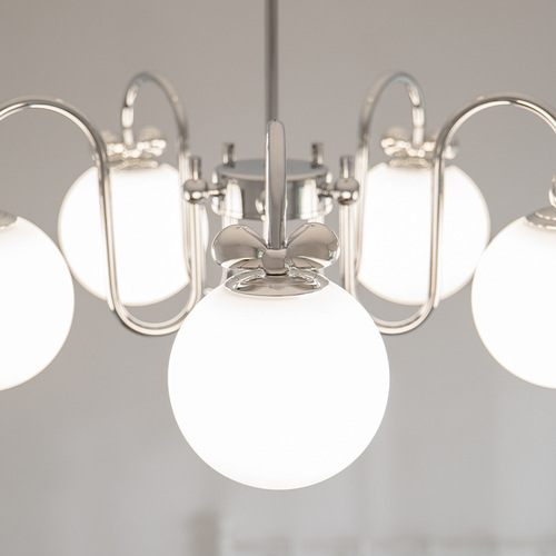 Full spectrum eye protection cream bow living room chandelier Bauhaus medieval magic bean lamp modern dining room bedroom lamps
