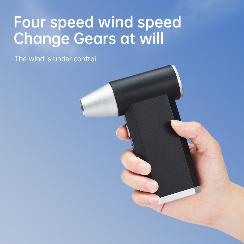 Nuevo ventilador turbo violento camping al aire libre soplado de polvo soplado de nieve inflable portátil de alta velocidad motor sin escobillas ventilador transfronterizo