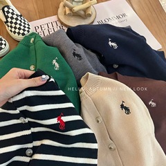2023 Children's Sweaters Autumn/Winter New Arrival Embroidered Cardigans for Boys and Girls Baby Knitwear Outerwear