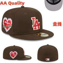 Sombreros de béisbol SOX completamente cerrados y no ajustables transfronterizos, a hombres y mujeres les gusta usar sombreros de ala plana de los Dodgers