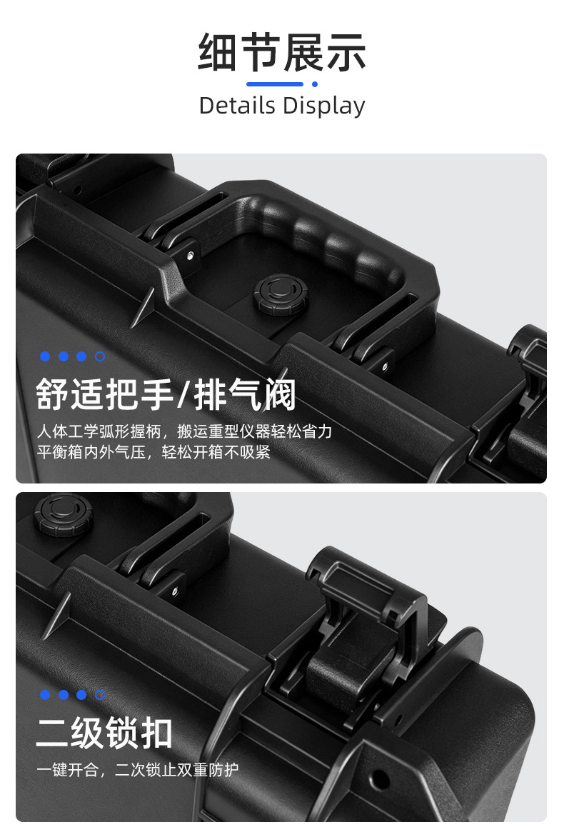 Toplo Fishing Rod Storage Long Box, Shock-Absorbing Recurve Bow Instrument Storage Box, Waterproof Car Roof Equipment Box with Base