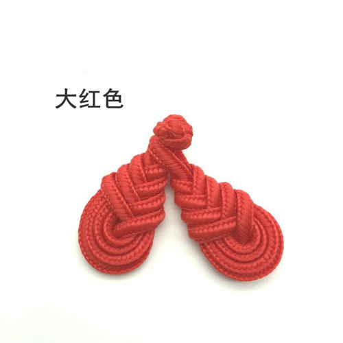 Factory supply traditional Chinese-style buttons for qipao, tangzhuang shirts, and children's clothing, featuring a Chinese knot design and ethnic style.