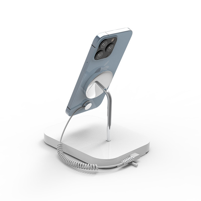 Magnetic wireless charger antitheft alarm displayholder|undefined