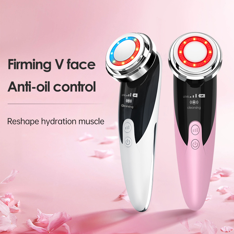 Beauty Device for Facial Cleansing, Photon Massager, Lifting Ems Skin Softening Facial Cleanser, Warm Heat Export/Import Device Beauty Device for Facial Cleansing, Photon Massager, Lifting Ems Skin Softening Facial Cleanser, Warm Heat Export/Import Device