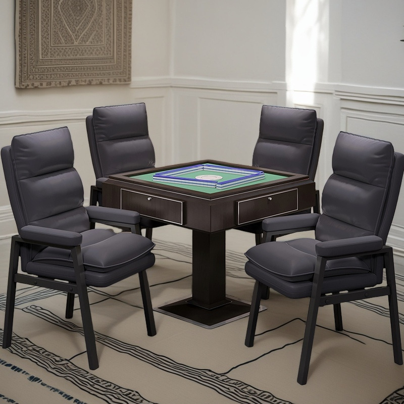 Mahjong Chair for Game Rooms, Comfortable for Long Sitting, Suitable for Mahjong Halls, Tea Houses, and Home Use, with Cat Claw Leather Backrest Mahjong Chair for Game Rooms, Comfortable for Long Sitting, Suitable for Mahjong Halls, Tea Houses, and Home Use, with Cat Claw Leather Backrest