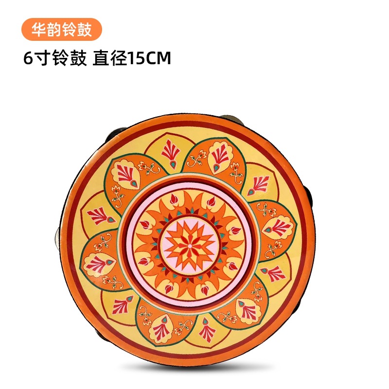 Tambourine for kindergarten, drum, props