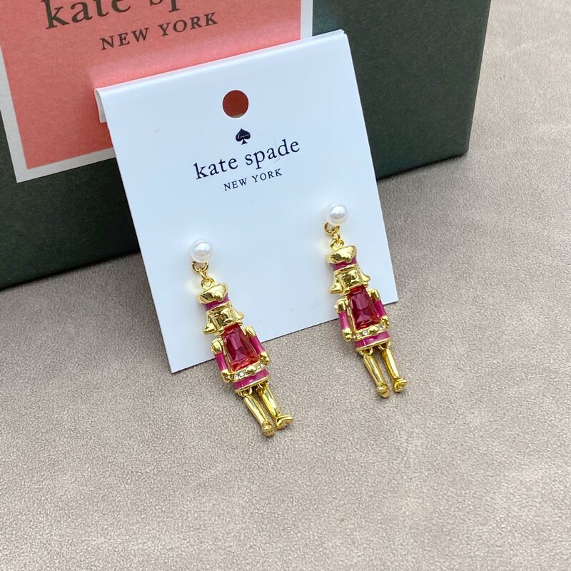 European and American Design Alloy Oil Drop Clip Earrings Personalized Fashion Colorful Soldier Earrings Cross-Border Earrings for Women