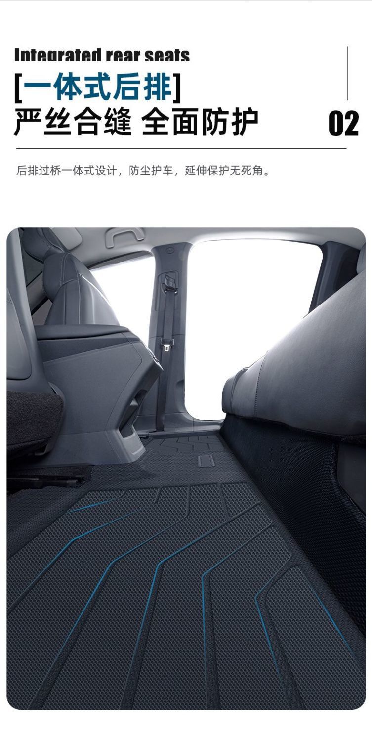 TPE Car Floor Mats for Chery eQ1 Ant 2024, Front Row