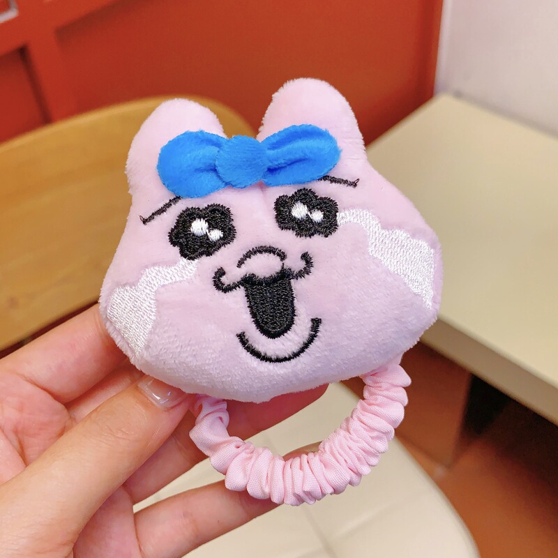 星のカードは日韓のオリジナルのピンクの下着のウサギの髪飾りの漫画の泣くウサギの髪のカチューシャのかわいい表情の包みの輪です。|undefined