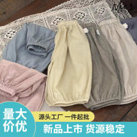 儿童裤子夏季宝宝夏装宽松防蚊裤婴幼儿长裤女童休闲裤男童夏Z076
