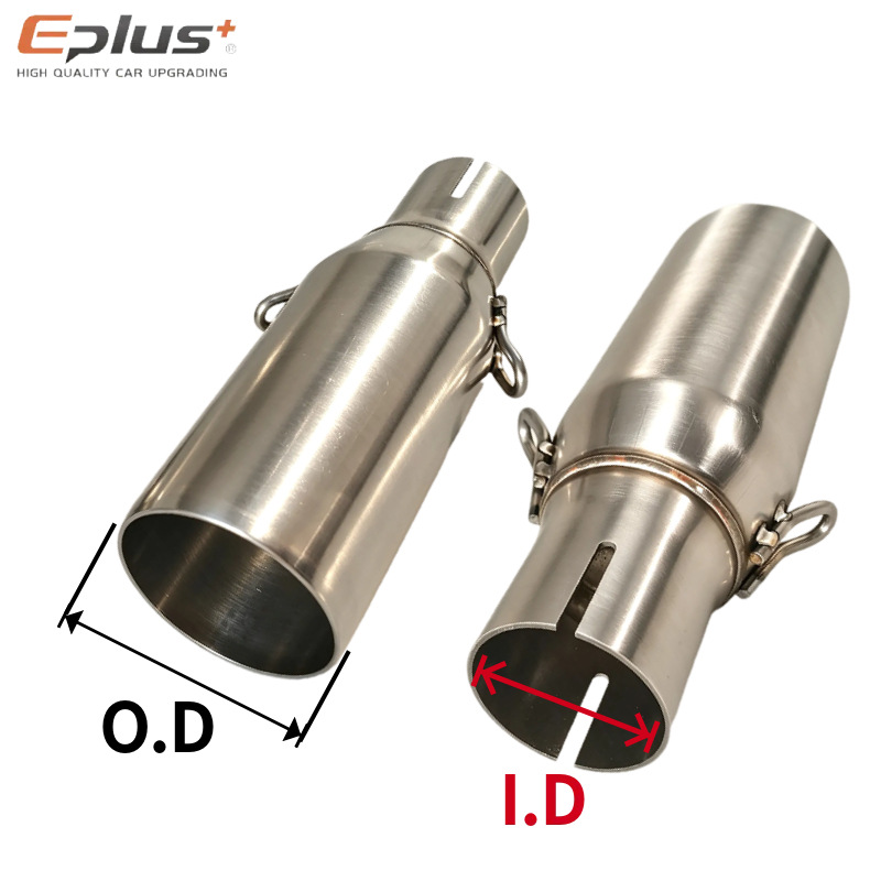 Cross-Border Motorcycle Modified Exhaust Pipe Adapter Connecting Reducer Pipe Suitable for Small Ninja Mid-Section Exhaust Pipes