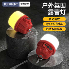 led充电户外夜市超亮摆摊灯家用露营照明灯停电应急超长续航灯泡