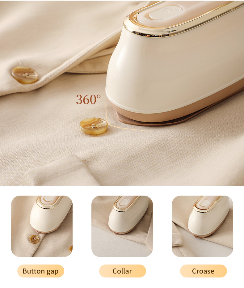 Mini Garment Steamer Portable Foldable Steam Iron For Clothes_voghion.com