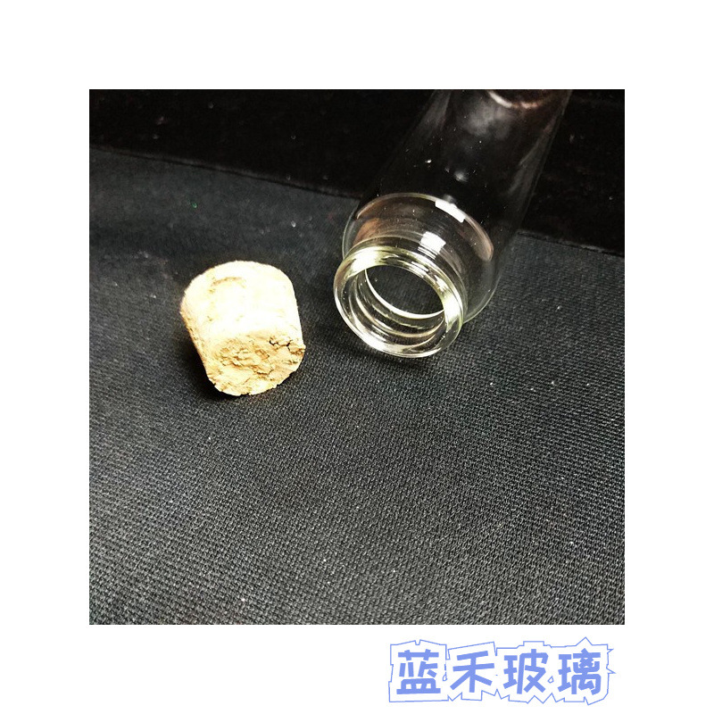 22mm diámetro botella de vidrio de corcho de bayoneta tubo botella de té botella flotante botella de deseos botella de joyas de almacenamiento DIY