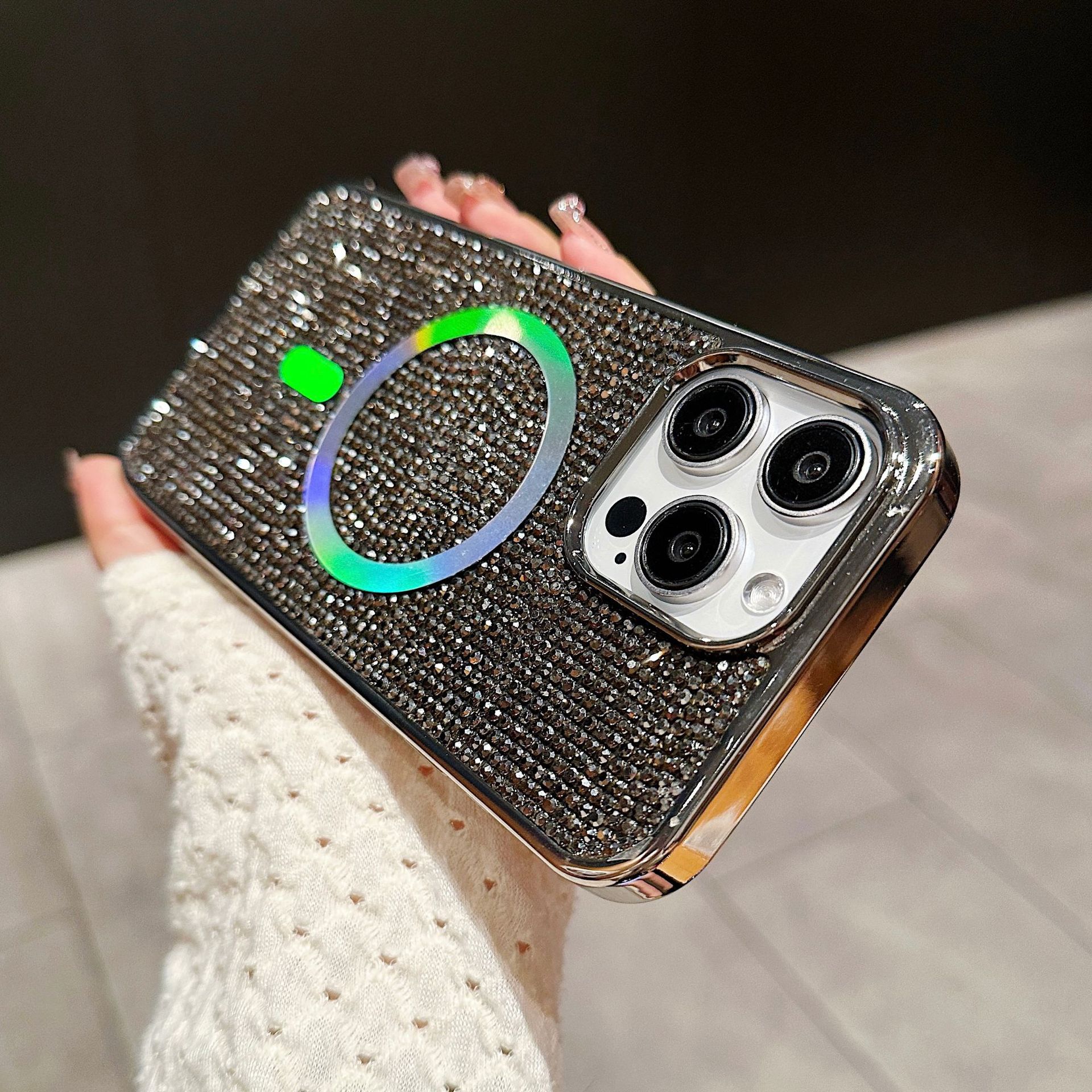 80g Weight iPhone Applicable Brands Phone Cases Classification Glass Material Solid Color Pattern Simple Style Style Glass Solid Color Simple Style Phone Cases Phone Accessories 5