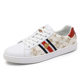 European station casual men's shoes 2024 spring Korean sports breathable white shoes light luxury bee fashion all-matching board shoes