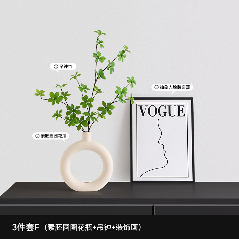 Entrar en el hogar decoración de puerta de entrada moderna alta sensación de sala de estar hogar escritorio TV comedor armario zapatos nicho decoración suave