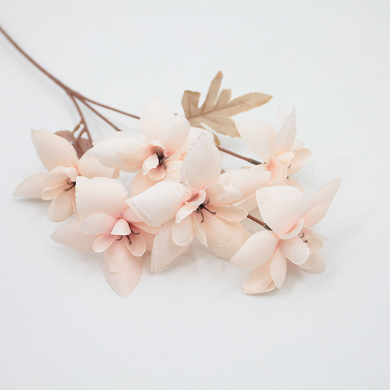 Flor Artificial Xiyan decoración de la boda fila piso de flores de seda Camelia plomo camino de la boda accesorios de fotografía vestido de flores falsas al por mayor