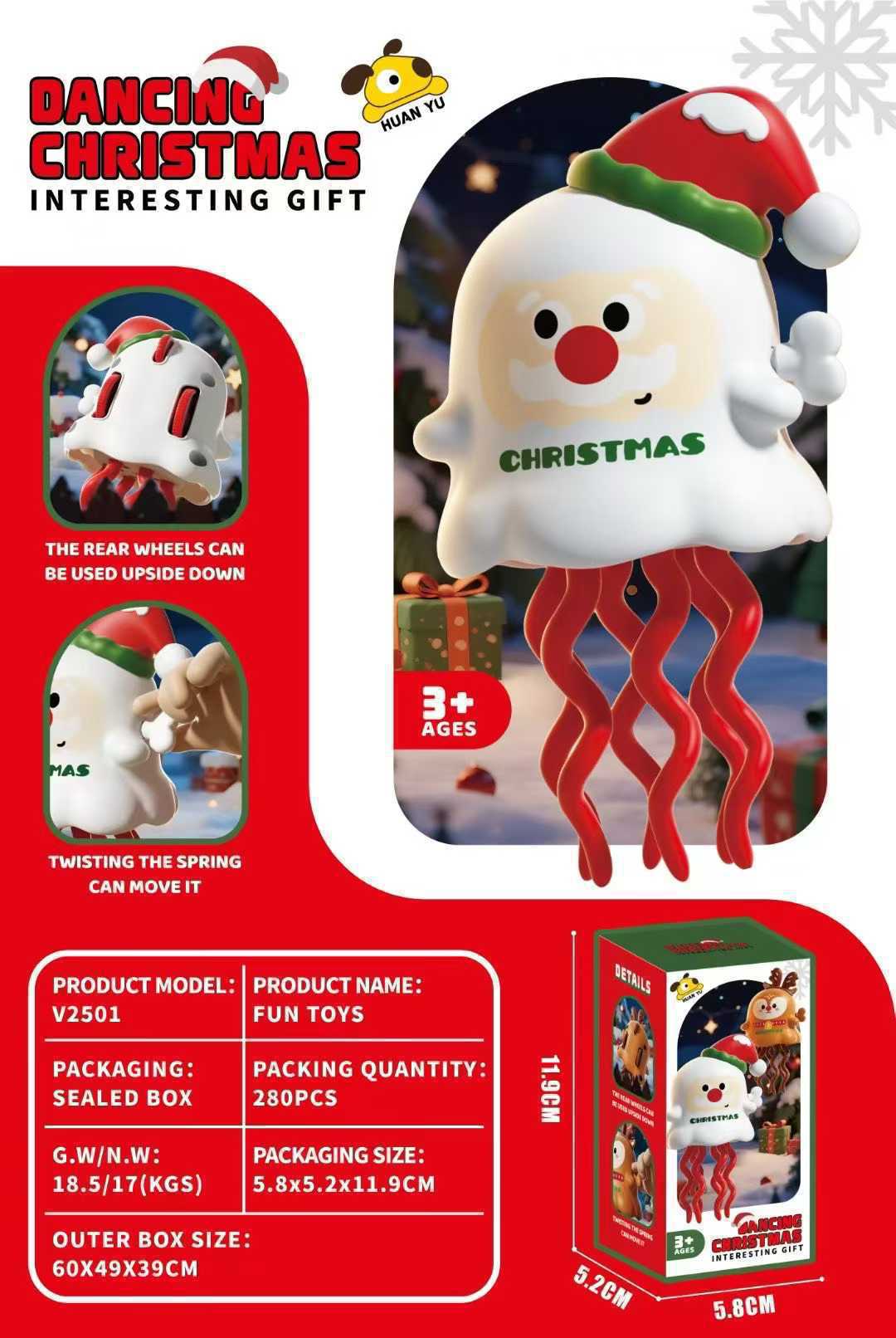 Calamar de inducción eléctrica para niños evita obstáculos automáticos octopus baila calamar juguete descompresión artefacto regalo del día de los niños