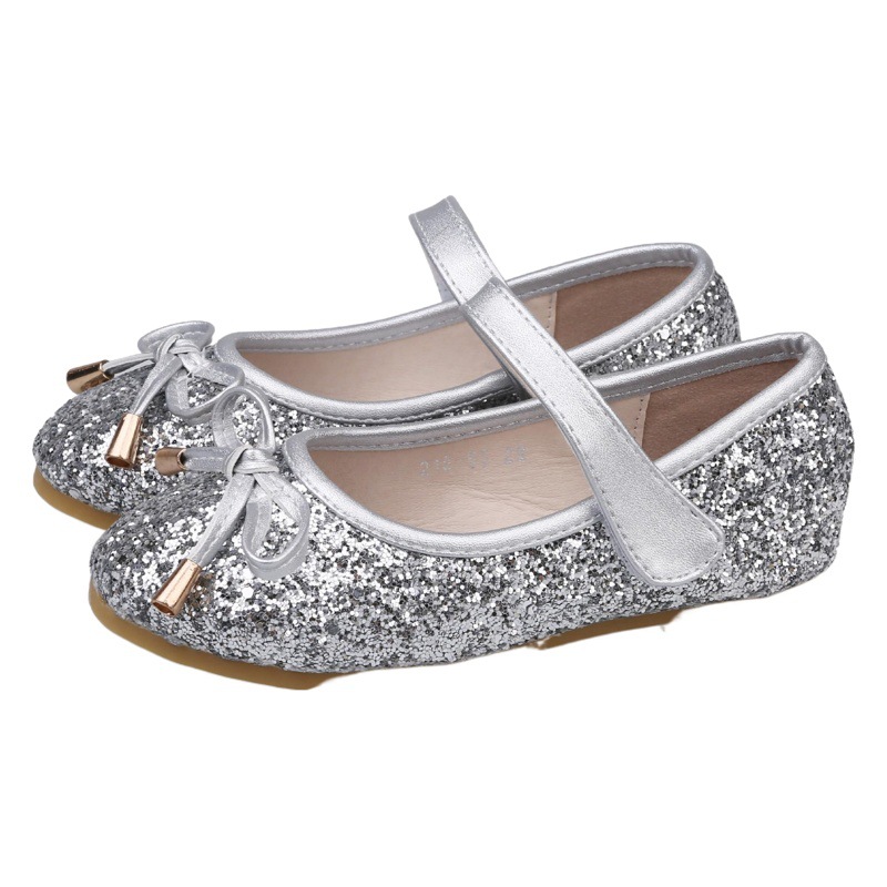 Zapatos de cuero para niñas zapatos para niños zapatos de mujer 2023 nuevo reloj de vestir Zapatos de rendimiento de cristal brillante Niña princesa zapatos para niños