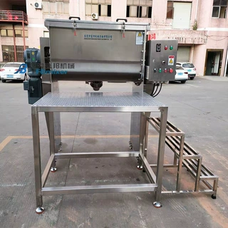 南京FB-W-1000食品粉末卧式螺带混合机7.5KW电机低噪音减速机厂家